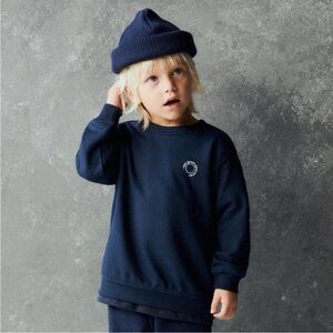 ZARA TEXT PRINT SWEATSHIRT